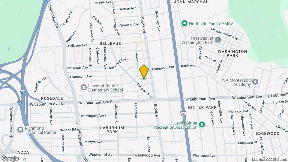 1208 Avondale Ave Map and Location Details