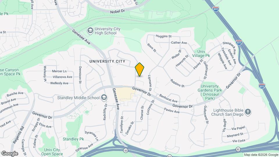 4146 Combe Way Map and Location Details