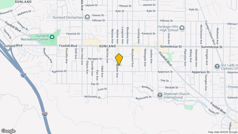 10320 Mather Ave Map and Location Details