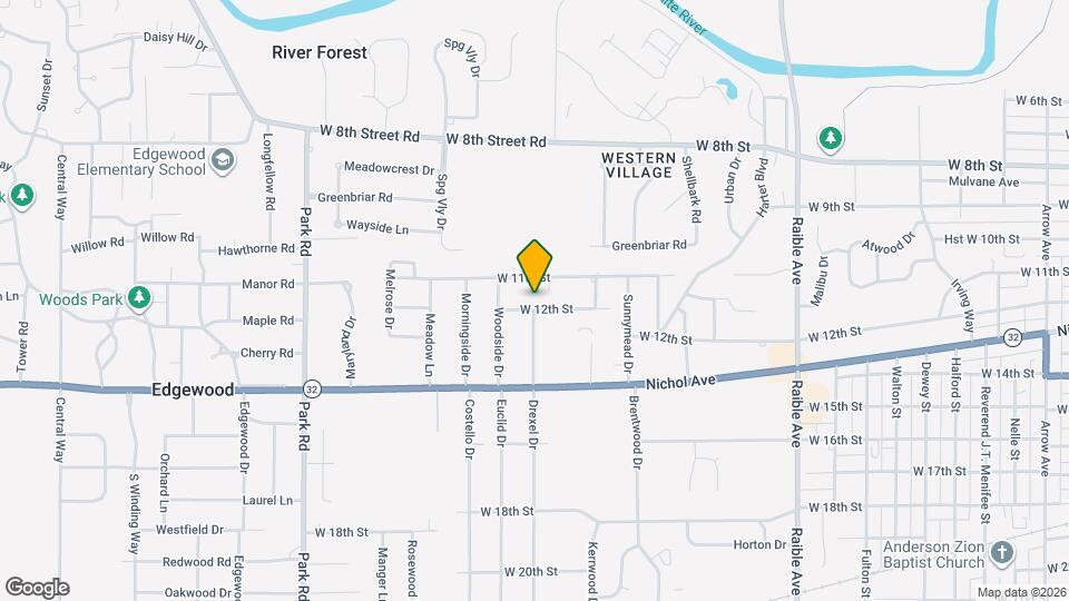 2916 W 12th St Map and Location Details