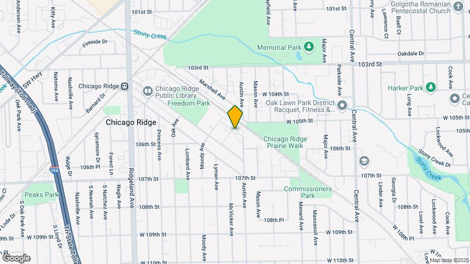 10521 S Lyman Ave Mapa y Detalles de la Ubicación