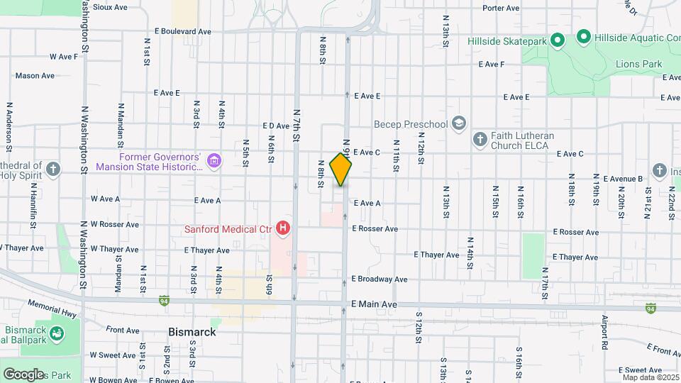 508 N 9th St Map and Location Details