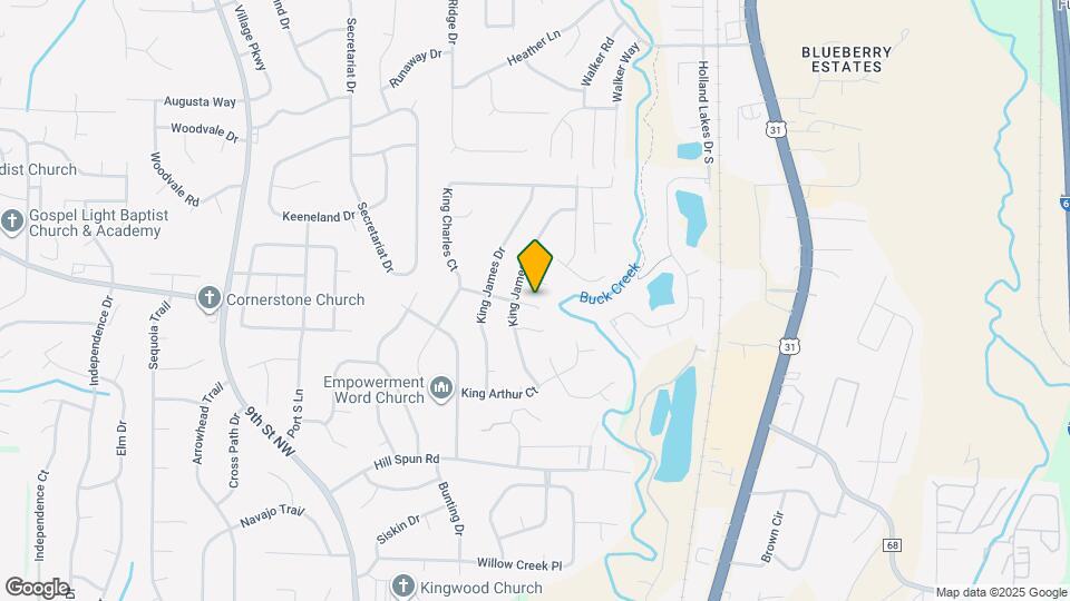 2032 King Charles Pl Map and Location Details