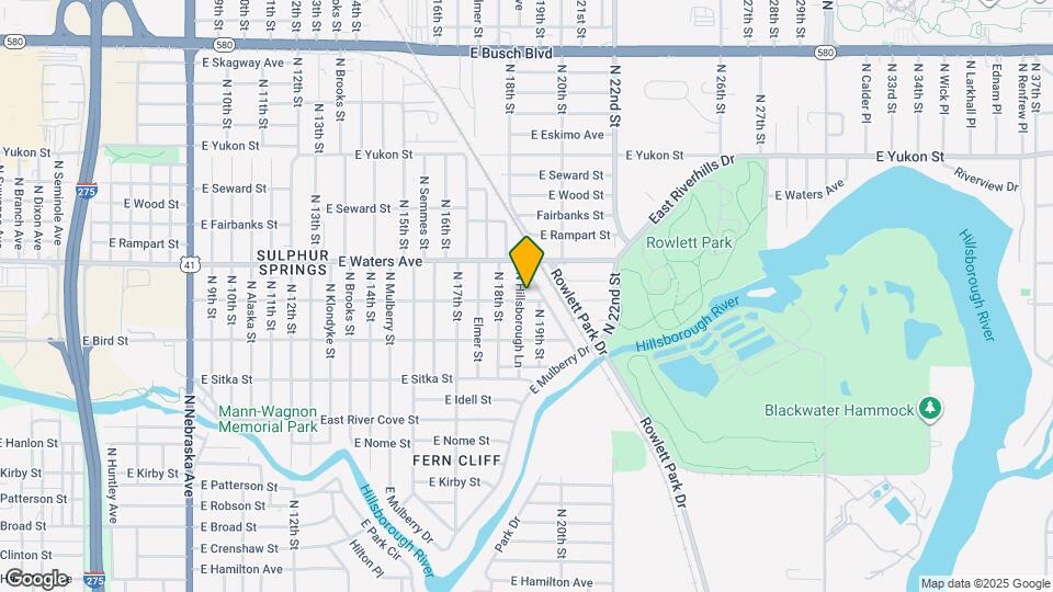 8301 N Hillsborough Ln Map and Location Details