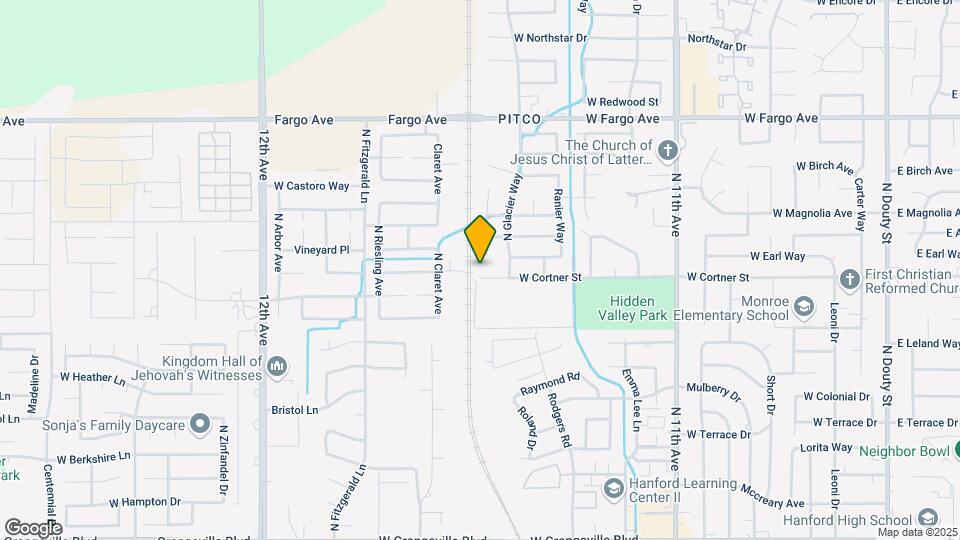 1298 W Cortner St Map and Location Details