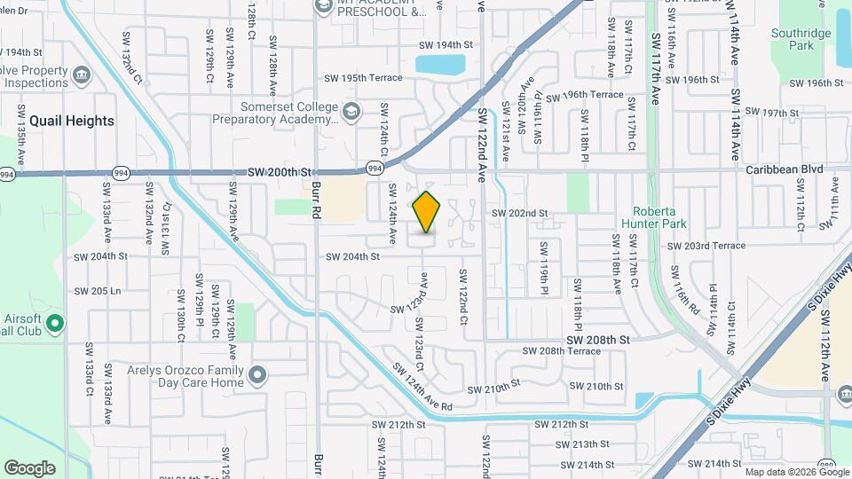 12246 SW 203rd St Map and Location Details