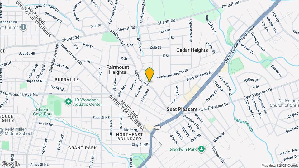 5522 Addison Rd Map and Location Details