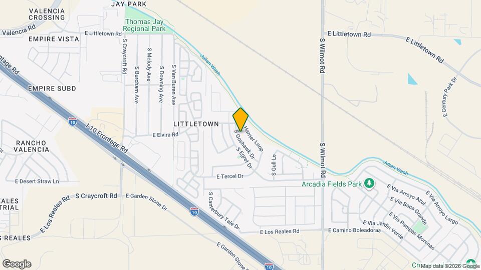 6913 S Goshawk Dr Map and Location Details