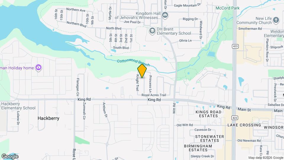 1648 Crown Point Dr Map and Location Details