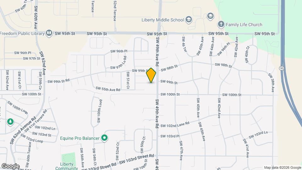 4938 SW 99th Pl Map and Location Details