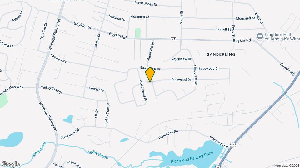 4315 Parkwood Dr Map and Location Details