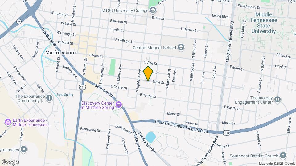 530 E State St Map and Location Details