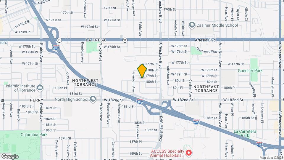 3213 180th St Map and Location Details