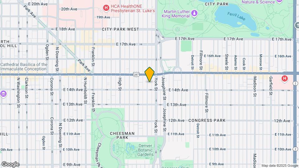 1432 Gaylord St Map and Location Details