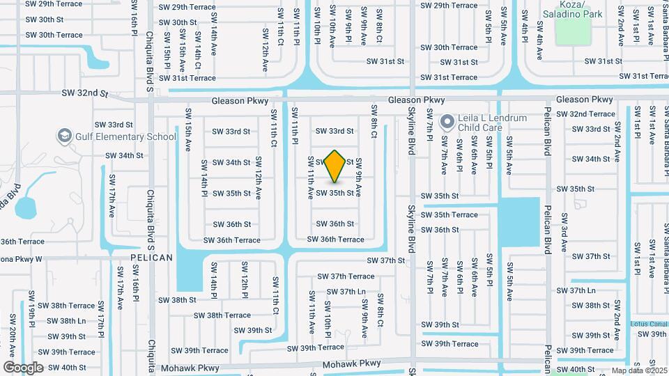 931 SW 35th St Map and Location Details