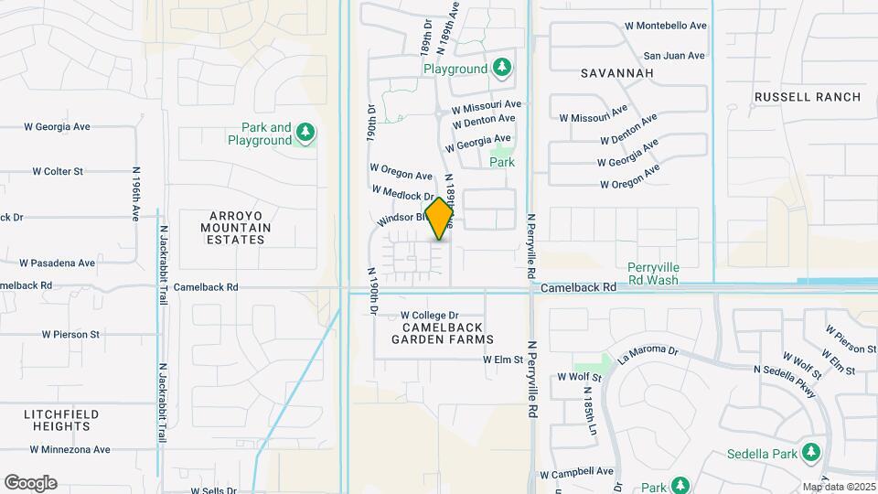 5119 N 189th Dr Map and Location Details