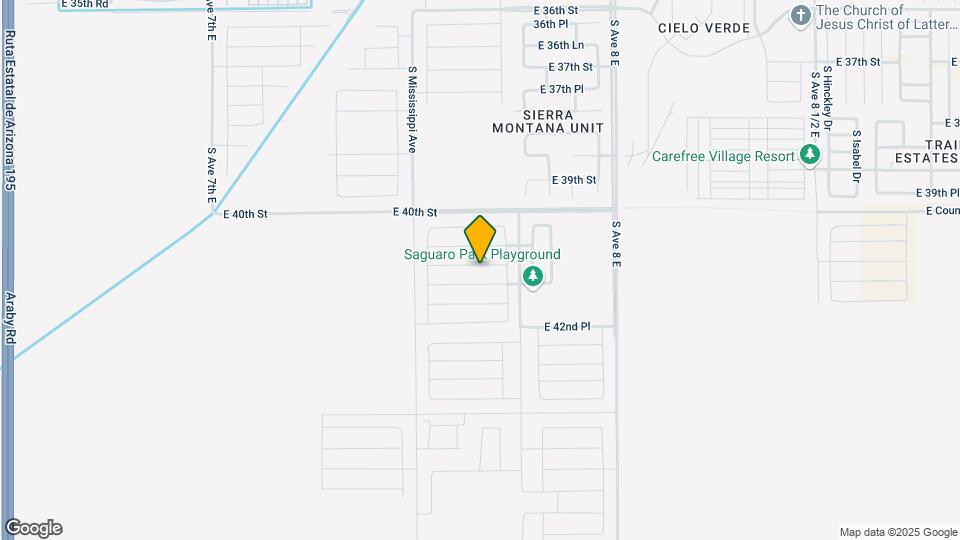 7689 E 41st St Map and Location Details