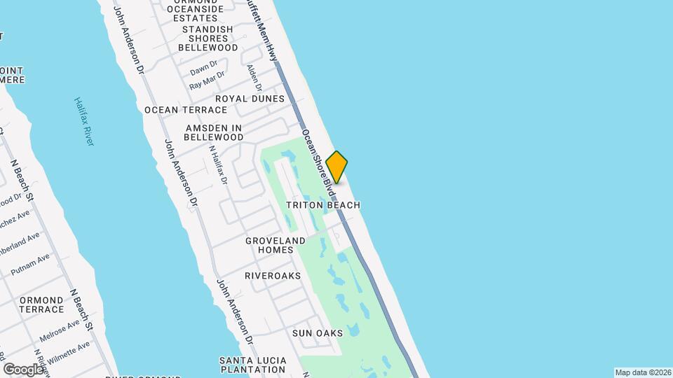 435 Ocean Shore Blvd Map and Location Details