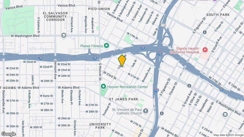 939 21st St Map and Location Details