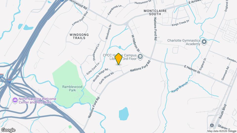 9408 Windsong Dr Map and Location Details