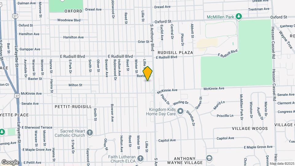 4125 Lillie St Mapa y Detalles de la Ubicación