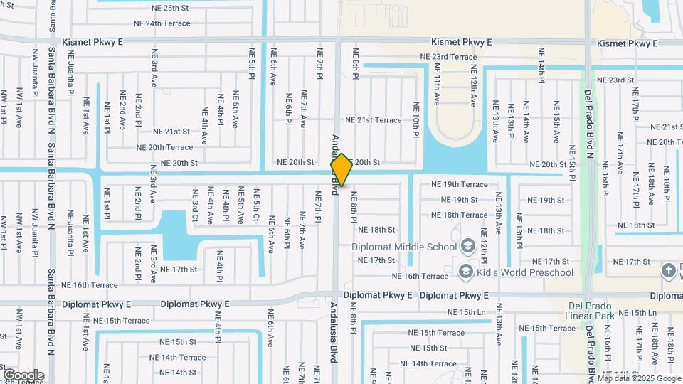 1907 Andalusia Blvd Map and Location Details