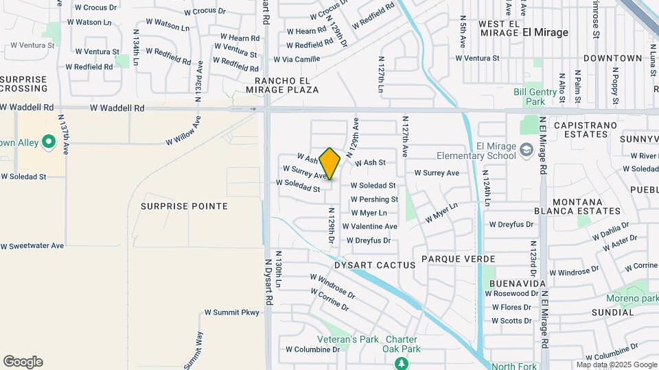 12902 W Soledad St Map and Location Details