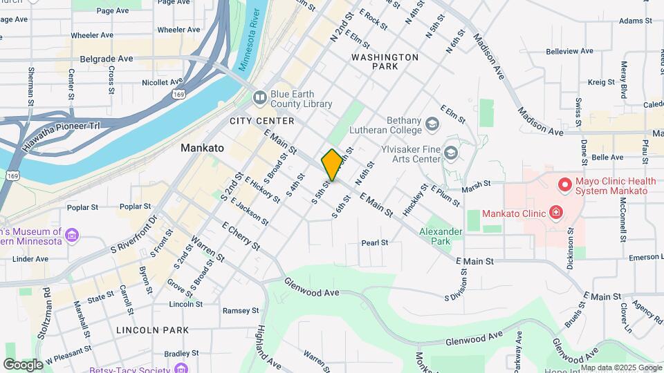 107 S 5th St Map and Location Details
