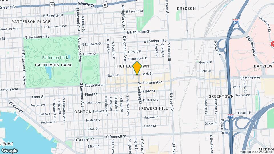 408 S Conkling St Map and Location Details