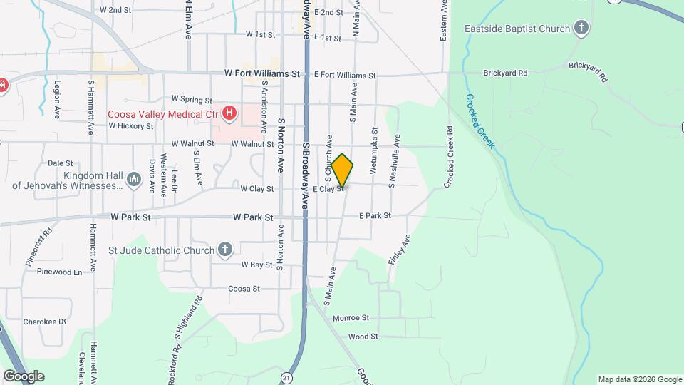 301 S Main Ave Map and Location Details