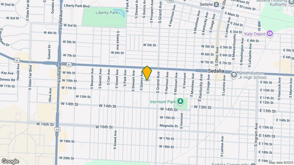 908 W 10th St Mapa y Detalles de la Ubicación