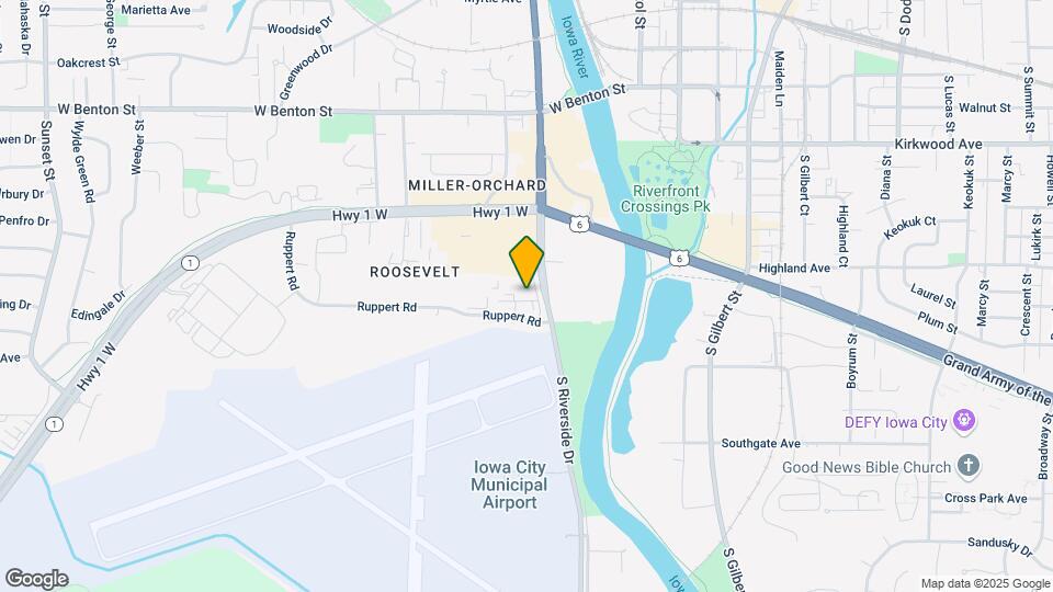1165 S Riverside Dr Map and Location Details