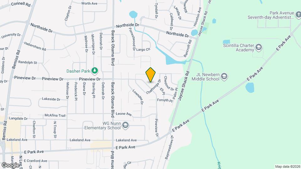 2709 Pineview Dr Map and Location Details