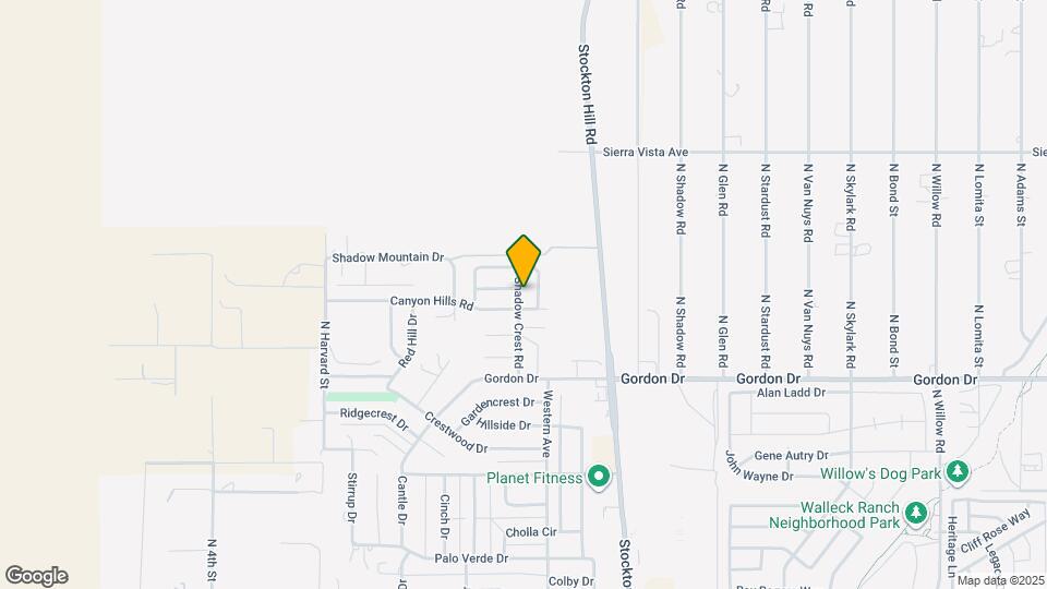 4036 Shadow Crest Rd Map and Location Details