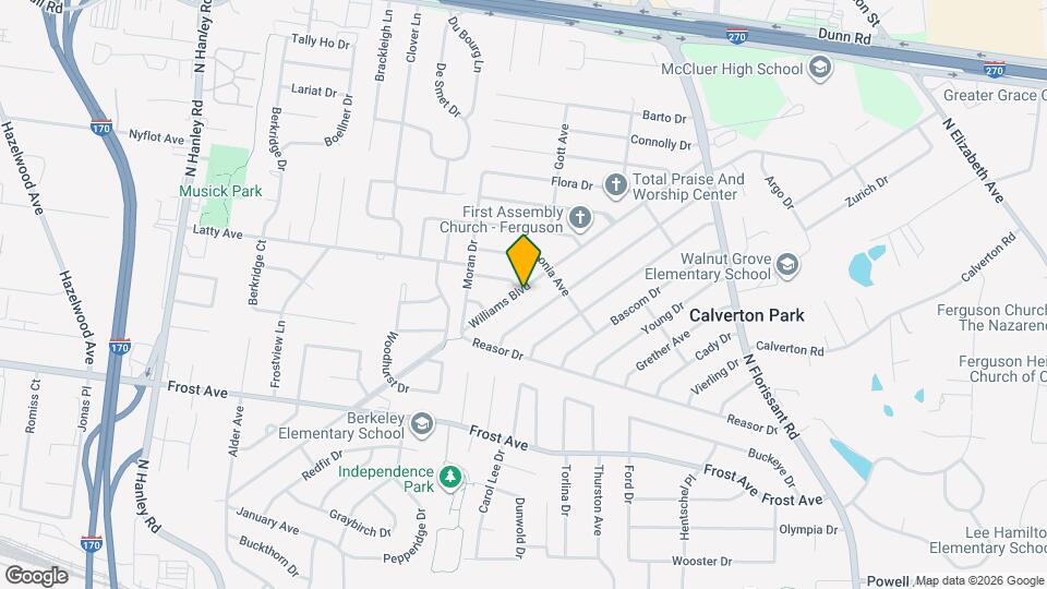 228 Williams Blvd Map and Location Details