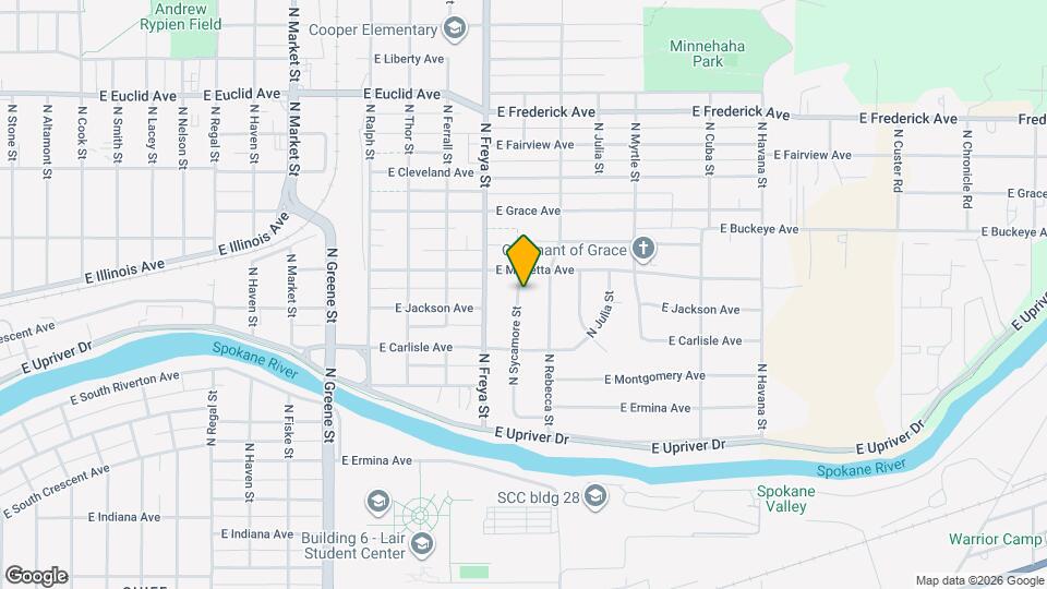 2508 N Sycamore St Map and Location Details