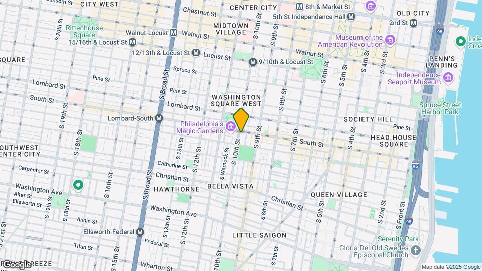 611 S 10th St Map and Location Details