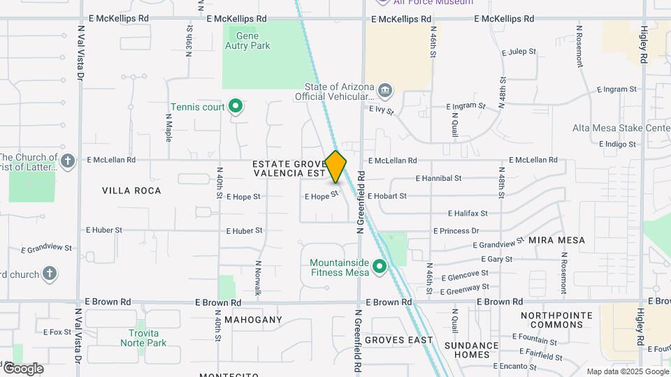 4310 E Hope St Map and Location Details