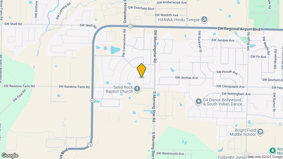 4400 SW Eggersway Pl Map and Location Details