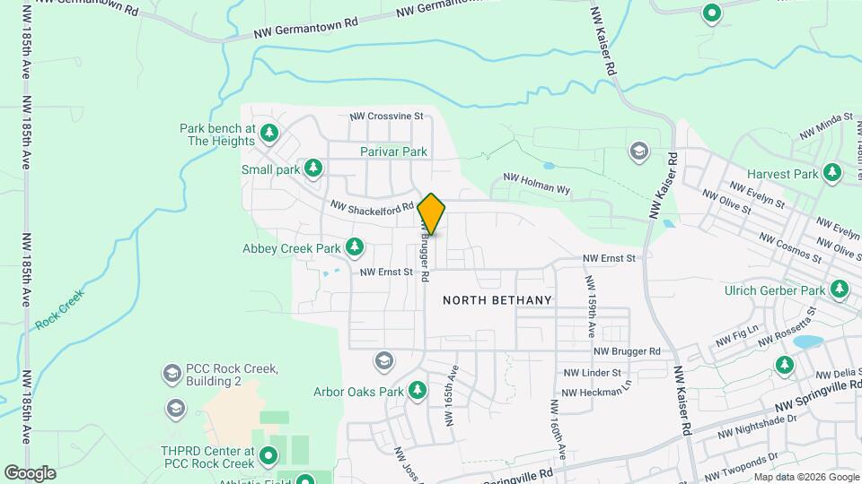 7350 NW Brugger Rd Map and Location Details