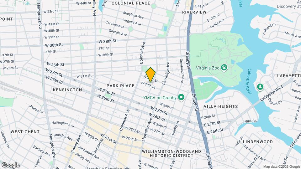 400 W 30th St Map and Location Details