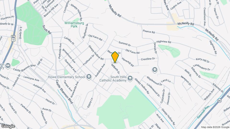 485 Milbeth Dr Map and Location Details