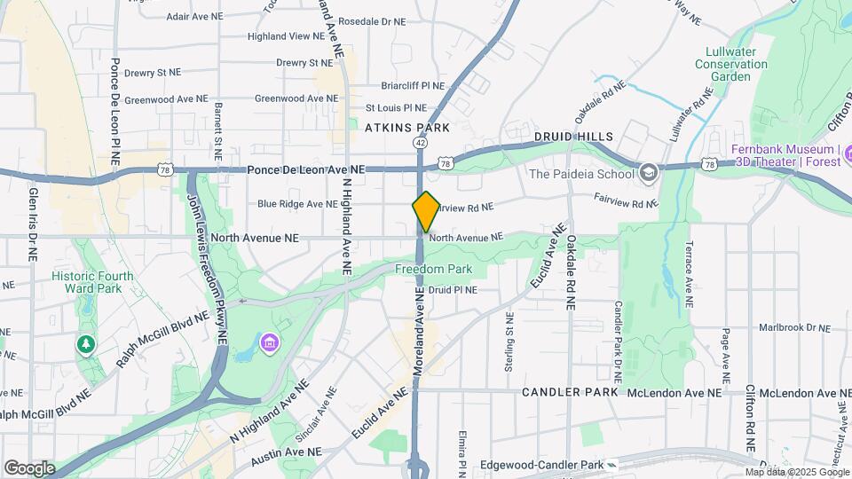 1147 North Ave Map and Location Details