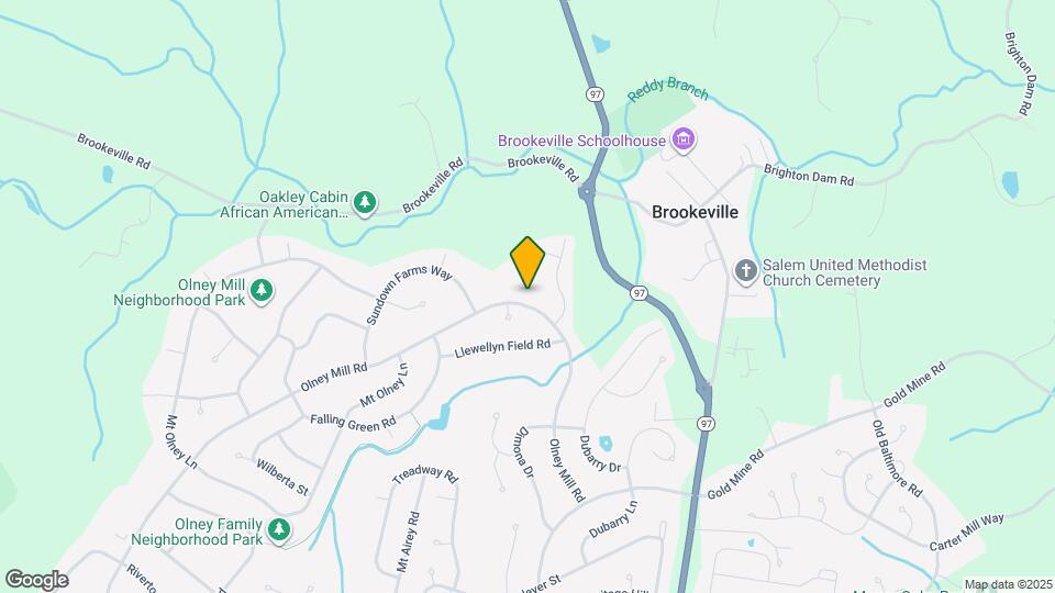 19532 Olney Mill Rd Map and Location Details