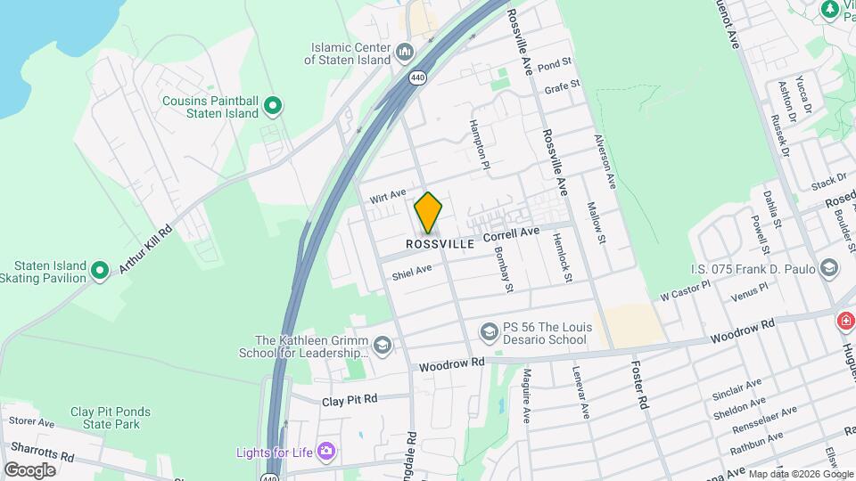 709 Correll Ave Map and Location Details