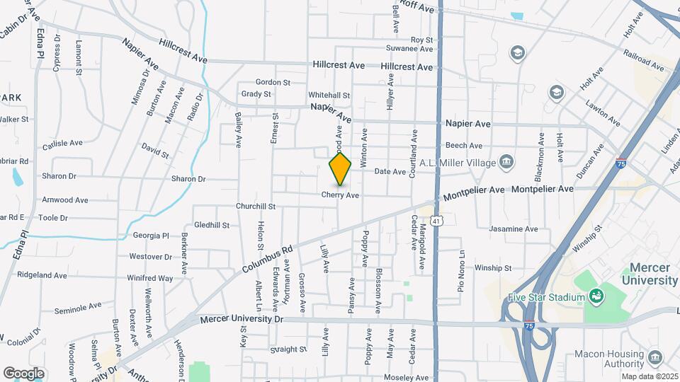 2795 Cherry Ave Map and Location Details