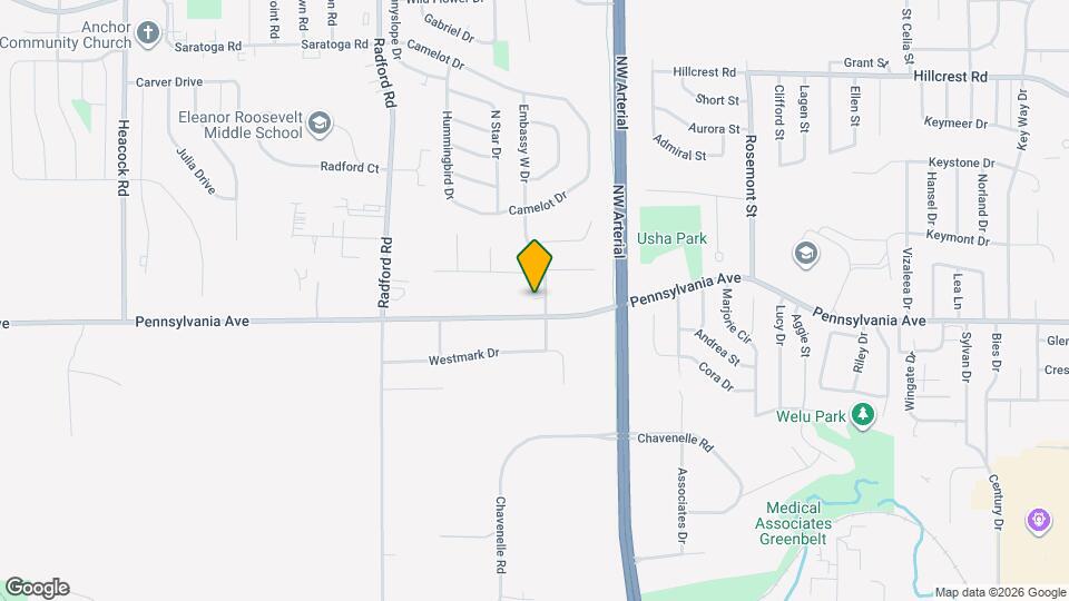1745 Embassy West Dr, Unit 3 Map and Location Details
