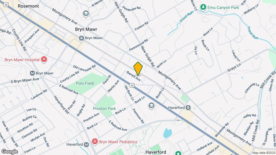 555 Barrett Ave Map and Location Details