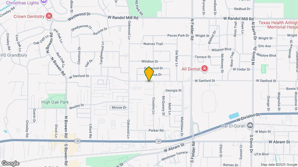 1904 W Sanford St Map and Location Details