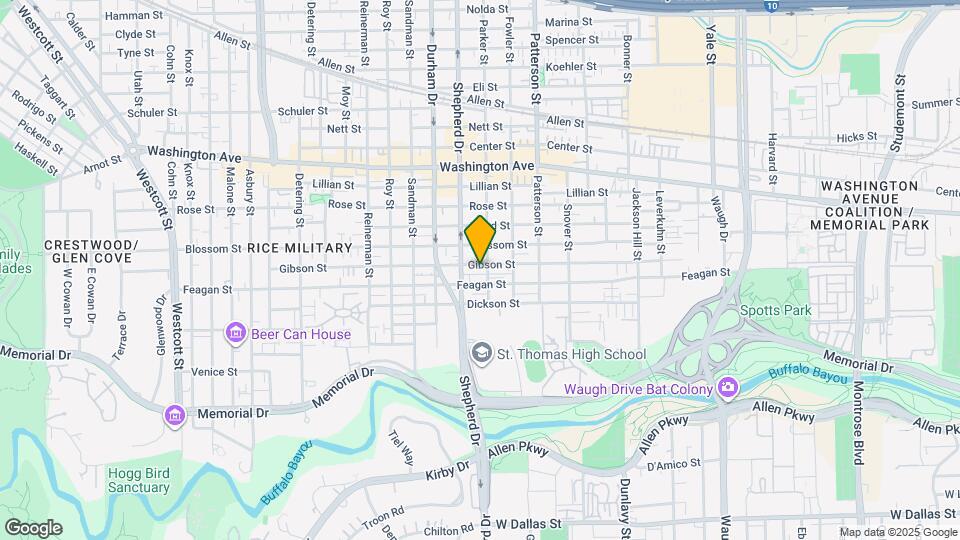 4705 Gibson St Map and Location Details